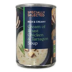 Specially Selected Cream Of Roast Chicken & Tarragon Soup 400g