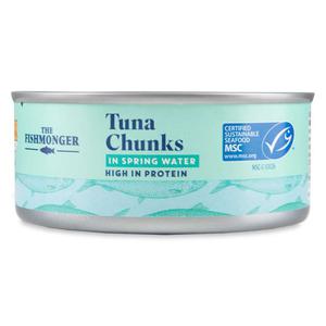 Fishmonger Tuna Chunks In Spring Water 145g (102g Drained)