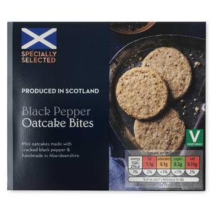 Specially Selected Scottish Black Pepper Oatcake Bites 175g