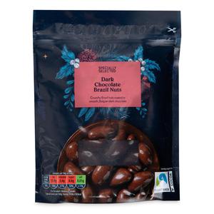 Specially Selected Dark Chocolate Brazil Nuts 165g