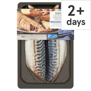 Tesco Scottish Mackerel Fillets 180G