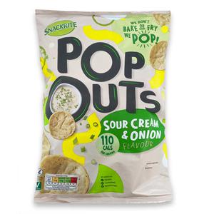 Snackrite Sour Cream Pop Outs Snacks 100g