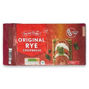 Savour Bakes Original Rye Crispbread 250g