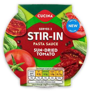 Cucina Stir In Pasta Sauce Sun-dried Tomato 150g