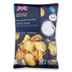 Specially Selected Lightly Sea Salted Hand Cooked Crisps 150g