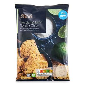 Specially Selected Sea Salt & Lime Tortilla Chips 40g