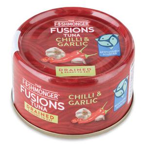 The Fishmonger Chilli & Garlic Tuna Fusions 80g