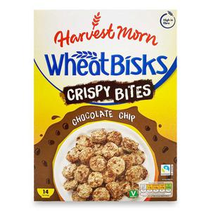 Harvest Morn Wheat Bisks Chocolate Chip Crispy Bites Cereal 530g