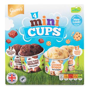 Giannis Cookie Dough Ice Cream Mini Pots 440ml