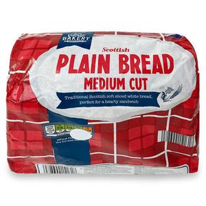 Village Bakery Scottish Plain Bread Medium Cut 800g