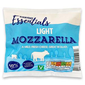 Everyday Essentials Light Mozzarella 200g (125g Drained)