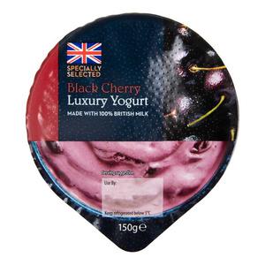 Specially Selected Black Cherry Luxury Yogurt 150g