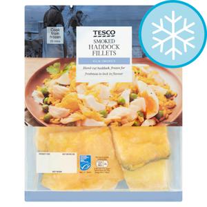 Tesco Smoked Haddock Fillets 360G