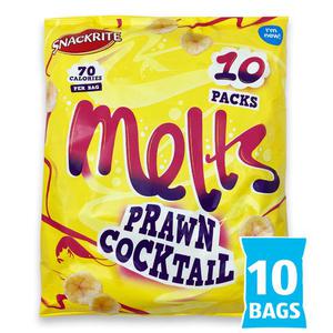 Snackrite Prawn Cocktail Melts Multipack 10x13g