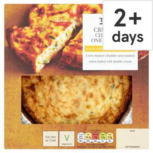 Tesco Crustless Cheese & Onion Quiche 340G