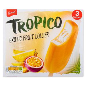 Giannis Tropico Exotic Fruit Lollies 3x100ml