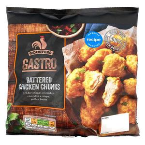 Roosters Gastro Battered Chicken Chunks 356g