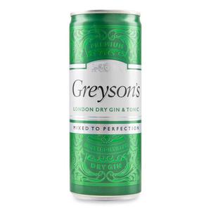 Greysons London Dry Gin & Tonic 250ml