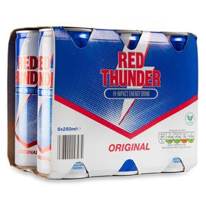 Red Thunder Original Energy Drink 6x250ml