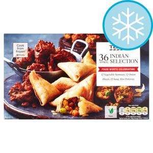 Tesco 36 Piece Indian Selection 564G