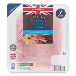 Ashfields Cooked Ham Slices 120g