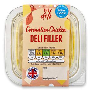 The Deli Coronation Chicken Deli Filler 250g