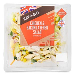 Eat & Go Chicken & Bacon Layered Salad 345g