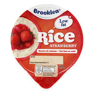 Brooklea Strawberry Rice Pudding 180g