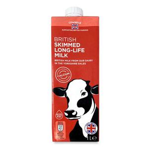 Cowbelle British Skimmed Long Life Milk 1l