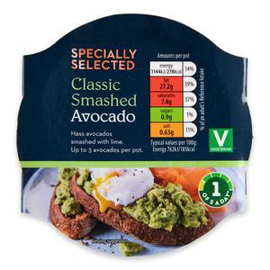 Specially Selected Classic Smashed Avocados 150g