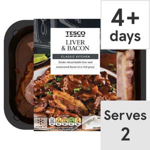 Tesco Liver & Bacon 450G