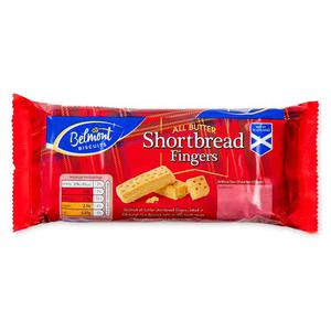 Belmont All Butter Scottish Shortbread Fingers 210g