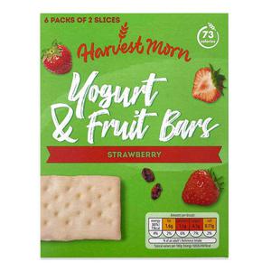 Harvest Morn Yogurt & Strawberry Bars 218g