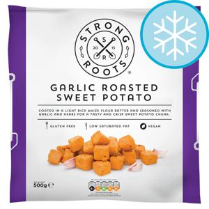 Strong Roots Garlic Roasted Sweet Potato 500G