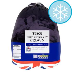 Tesco British Frozen Turkey Crown Extra Large 2.9Kg - 3.5Kg