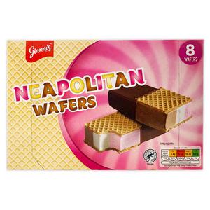 Giannis Neapolitan Ice Cream Wafers 8x90ml