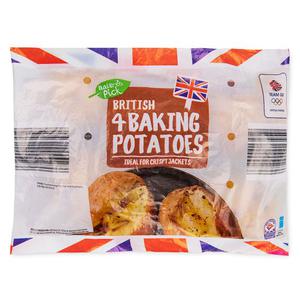 Natures Pick Baking Potatoes 4 Pack