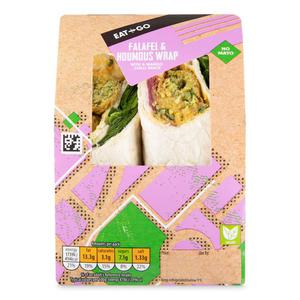 Plant Menu Falafel & Houmous Wrap 211g