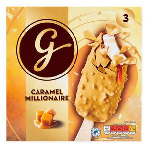 Giannis Caramel Millionaire Ice Creams 3x85ml