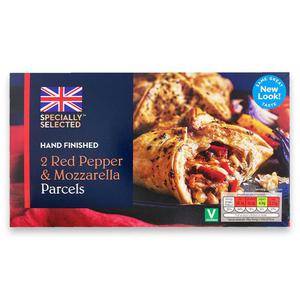 Specially Selected Hand Finished Red Pepper & Mozzarella Parcels 2x200g