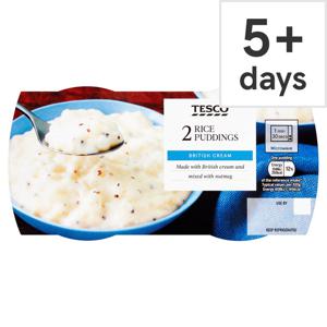 Tesco 2 Creamy Rice Puddings 2 X 173G