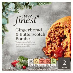 Tesco Finest Gingerbread & Butterscotch Melt Pudding 227G