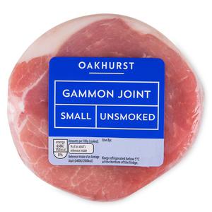 Oakhurst Small Unsmoked Gammon Joint 750g