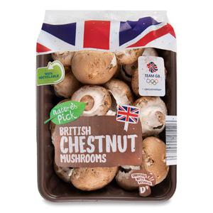 Natures Pick Chestnut Mushrooms 250g