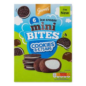 Giannis Cookies & Cream Mini Bites Ice Cream 6x36ml