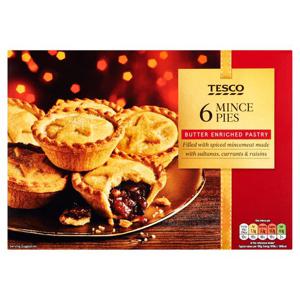 Tesco Mince Pies 6 Pack