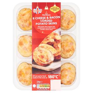 Morrisons 8 Mini Cheese & Bacon Shells