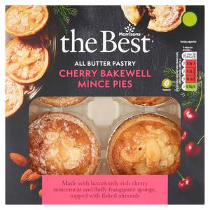 Morrisons The Best Cherry Bakewell Mince Pies