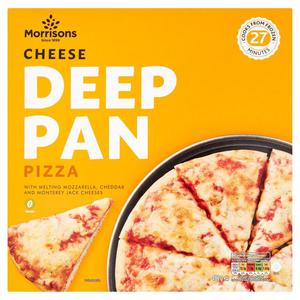 Morrisons Deep Pan Cheese Pizza