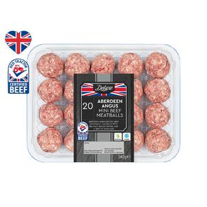 Deluxe 20 Aberdeen Angus Mini British Beef Meatballs